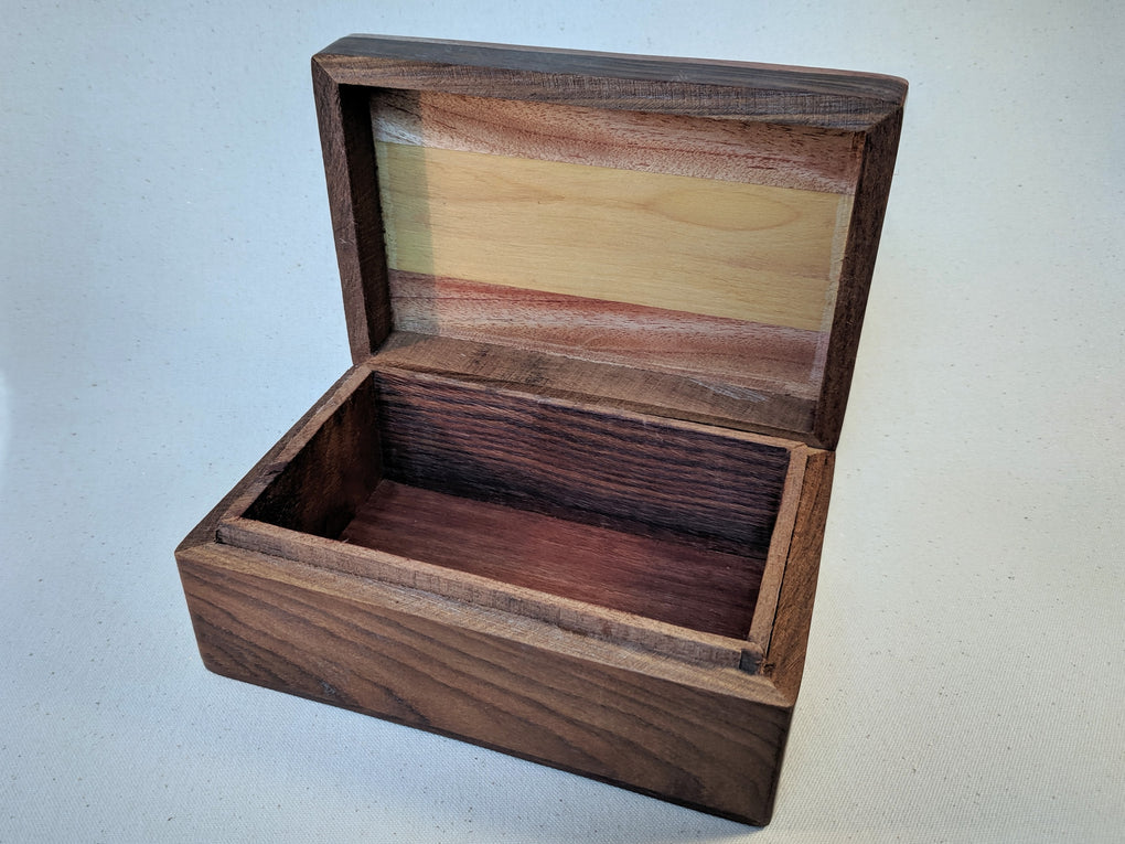 Handmade Zuni Sun Wooden Box